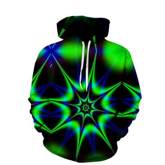 Digital Print Pullover Hoodie