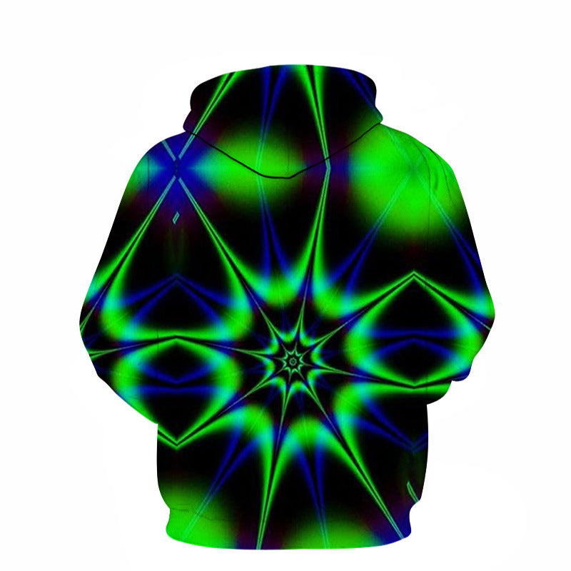 Digital Print Pullover Hoodie