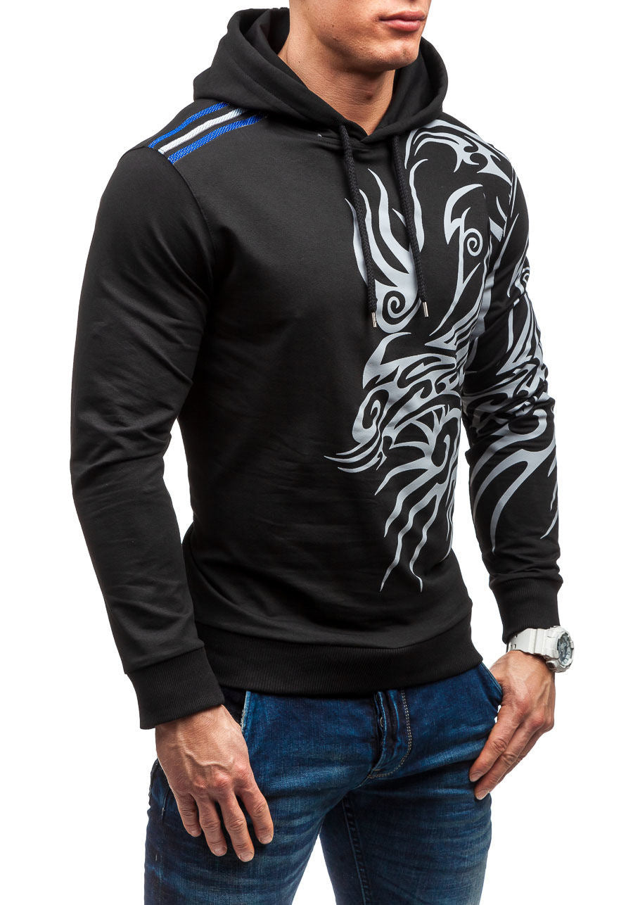 Dragon print hoodie